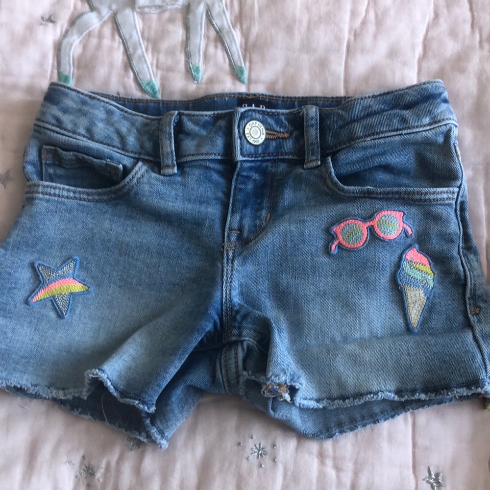 Gap girls denim shorts